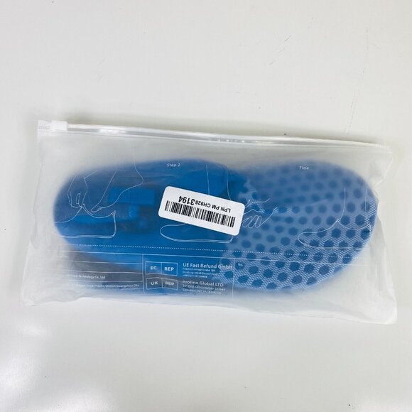 Seekway Water Shoes Mens 10 Blue Mesh Lightweight Slip-On Non-Slip Sole - Picture 3 of 4